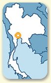 Lokalizacja Wielka Czedi w Nakon Patom - Tajlandia